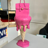 JULIE JALER - Melted Bag on Ice Cream, Pink