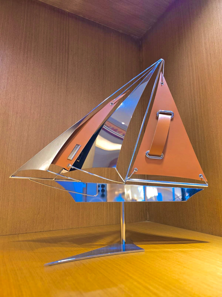 ARCANIS - 40cm Orange Sailing Boat