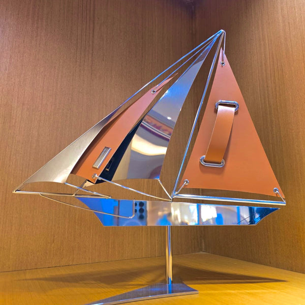 ARCANIS - 40cm Orange Sailing Boat