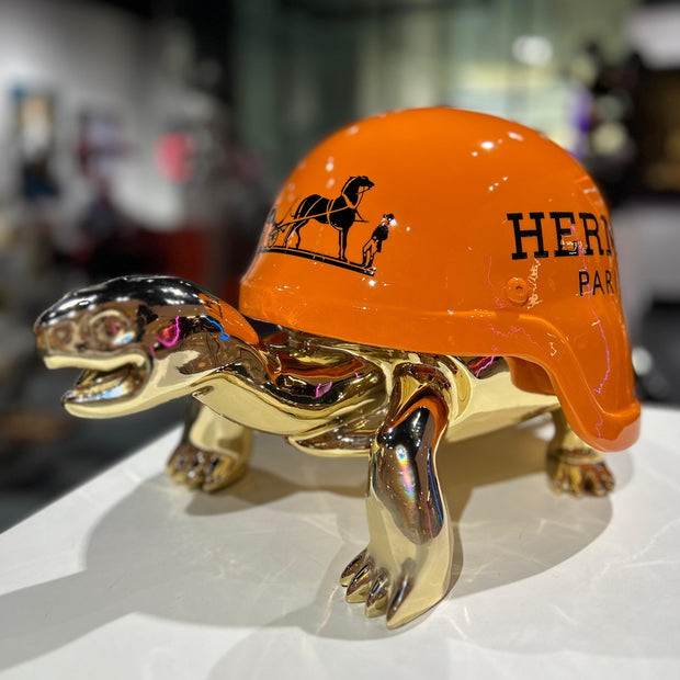 ARTNAOR - 40cm H Tribute, Chromed Turtle