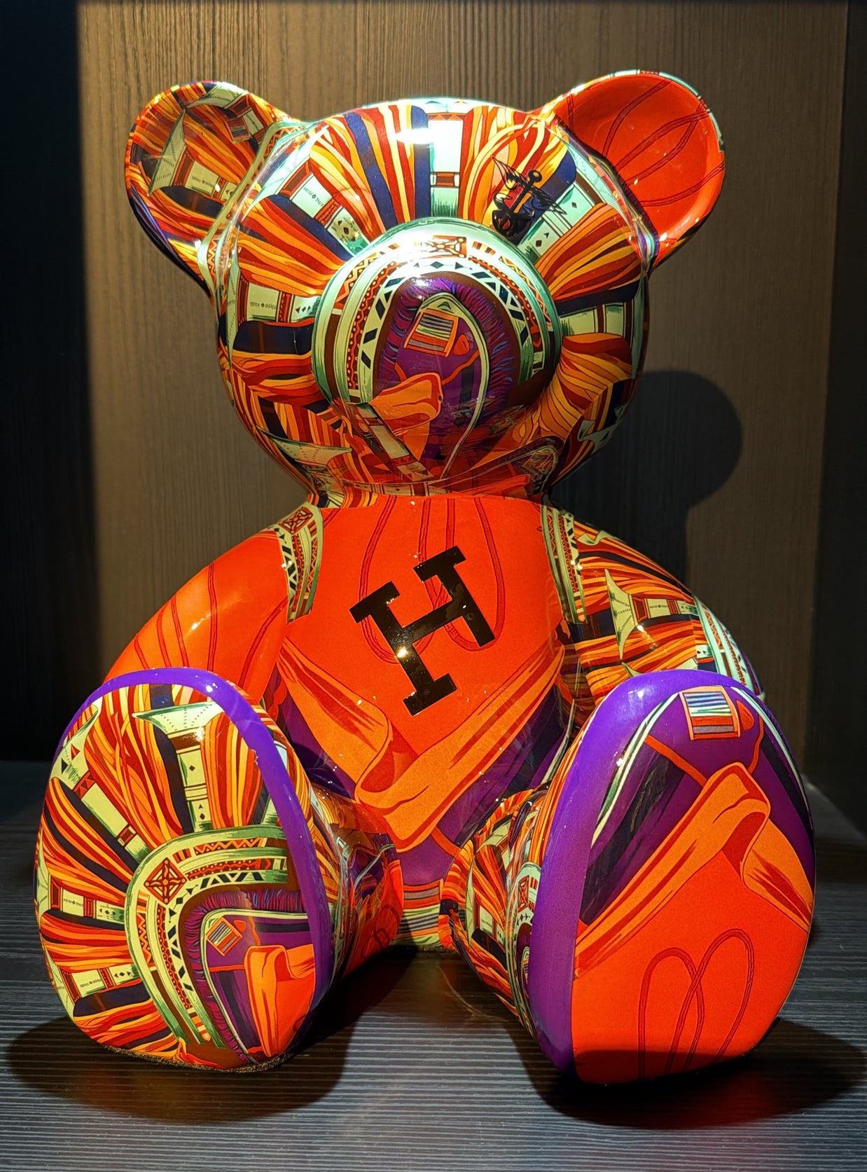 ARTNAOR - 35cm H Scarf Collage Teddy