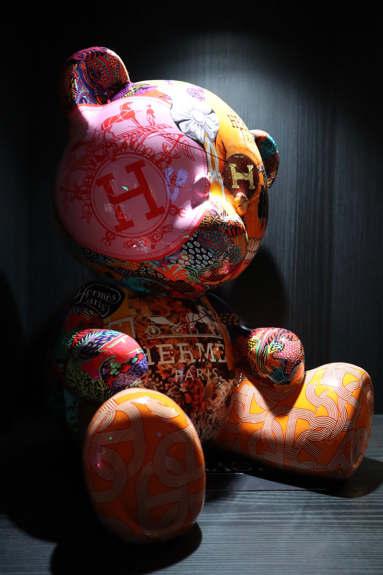 ARTNAOR - 40cm H Collage Tribute, Teddy Bear