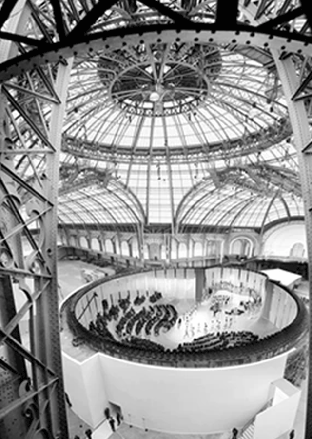 SIMON PROCTER - The Crucible B&W, Spring/Summer 2014, Le Grand Palais Paris