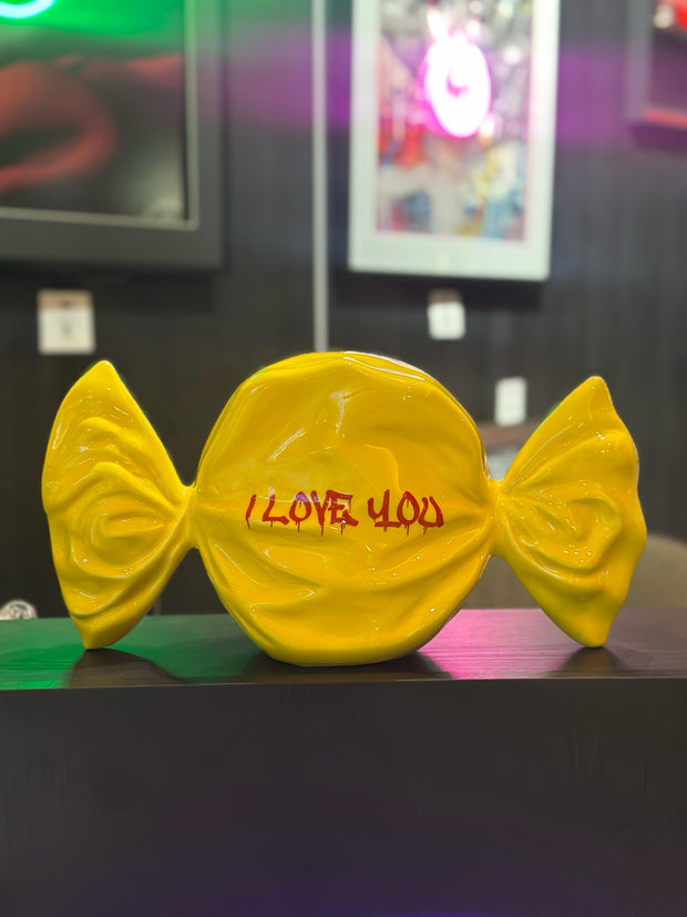 JULIE JALER - I Love You Candy Yellow