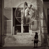 MELVIN SOKOLSKY - Flower Girl Faces - Paris Harper's Bazaar 1963 - Model Simone D'Aillencourt in Guy Laroche