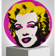LIGNE BLANCHE - Marilyn Pink Plate by Andy Warhol