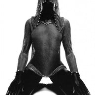 THIERRY LE GOUES - Amazones in Paco Rabanne - Model Osana, Paris 2004