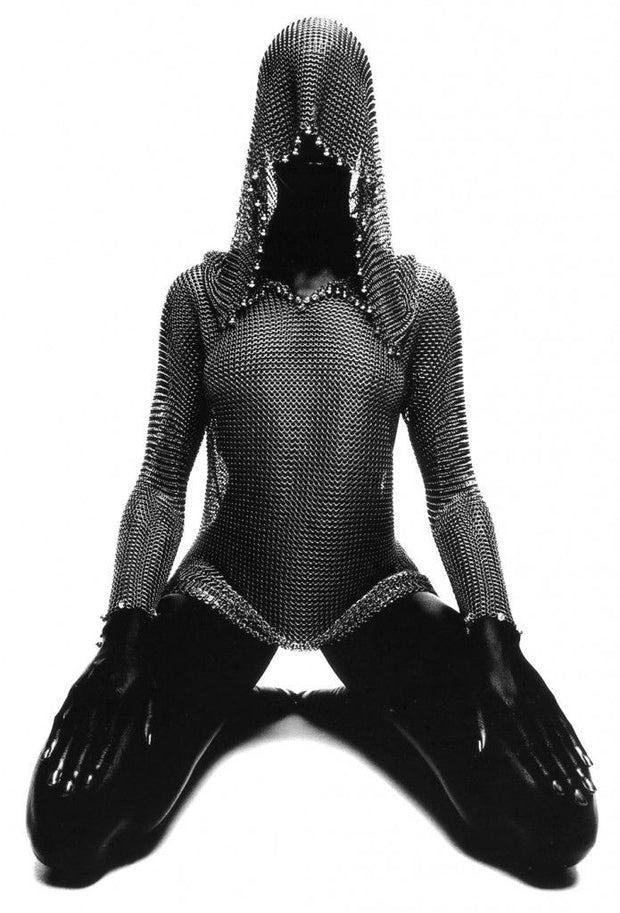 THIERRY LE GOUES - Amazones in Paco Rabanne - Model Osana, Paris 2004
