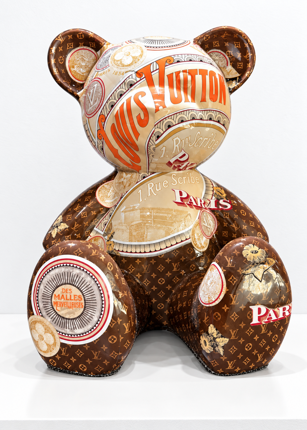 ARTNAOR - 35cm LV Collage Teddy