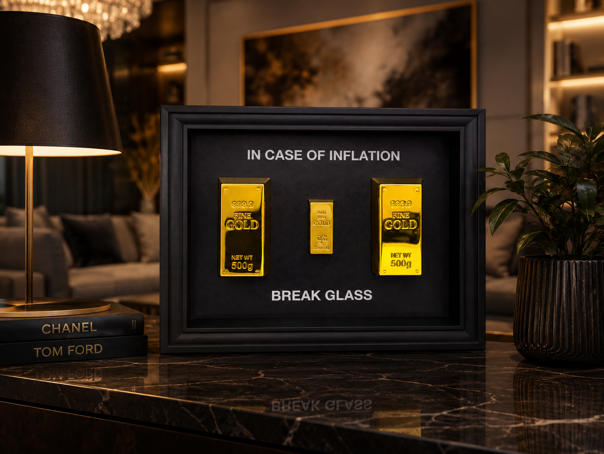 SASHIRY - In case of inflation, 3 gold bars
