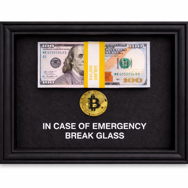 SASHIRY - In case of emergency, Break Glass for Bitcoin & Dollars
