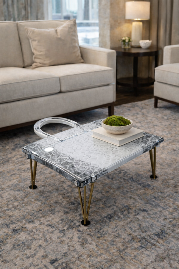 ART MANSION - Coffee Table, H Birkin Bag Tribute