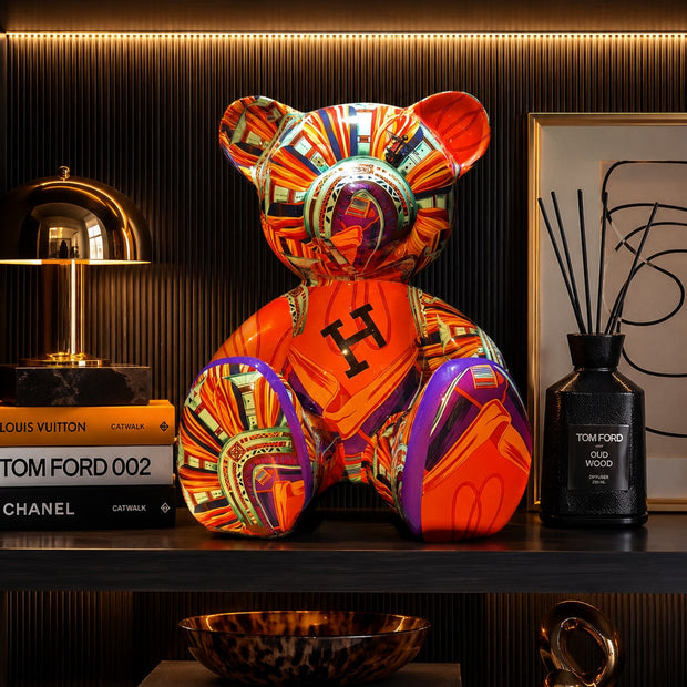ARTNAOR - 35cm H Scarf Collage Teddy