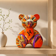 ARTNAOR - 35cm H Scarf Collage Teddy