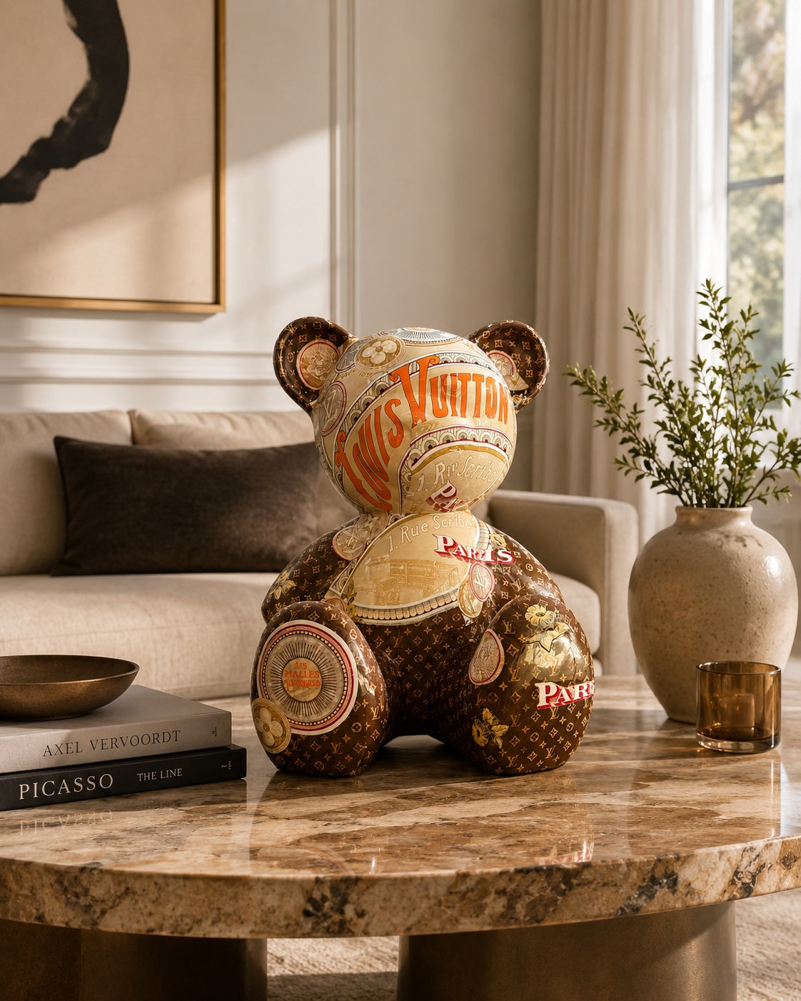 ARTNAOR - 35cm LV Collage Teddy