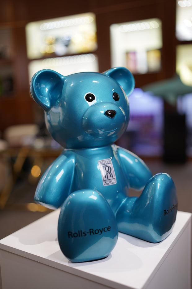 NAOR - 35cm Rolls Royce, Blue Teddy