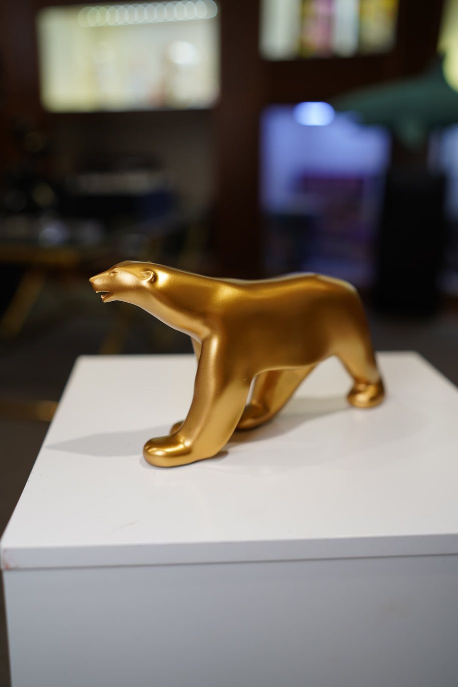 RICHARD ORLINSKI - Ours Pompom, Mat Gold