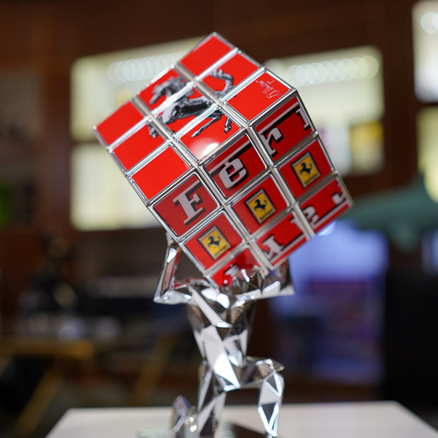 AURELIE ANGER - AArt's Cube Collage, Cars Tribute - Red