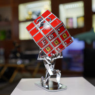 AURELIE ANGER - AArt's Rubik Cube collage, Cars tribute - Red