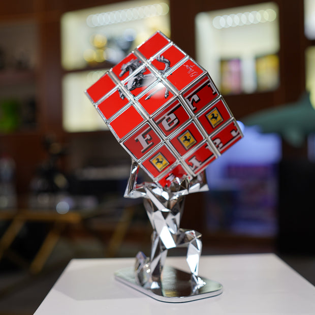 AURELIE ANGER - AArt's Cube Collage, Cars Tribute - Red