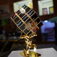 AURELIE ANGER - AArt's Rubik Cube collage, Cars tribute - Black