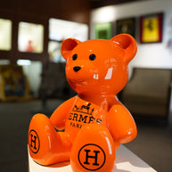 NAOR - 35cm Orange H Tribute Teddy