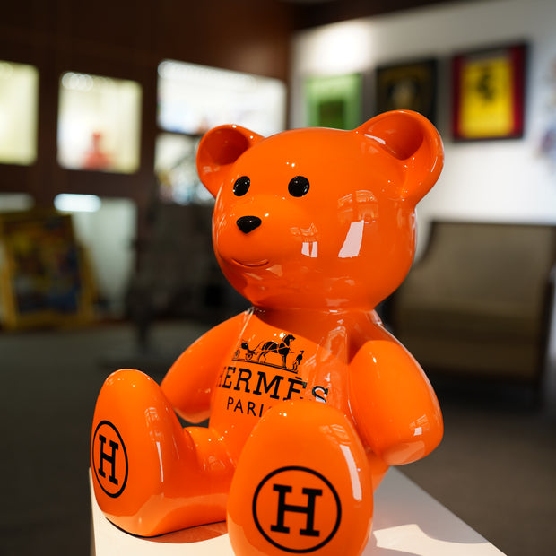 ARTNAOR - 35cm Orange H Tribute Teddy