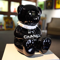 NAOR - 30cm CH Tribute black, White Collar Bear