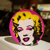 LIGNE BLANCHE - Marilyn Pink Plate by Andy Warhol