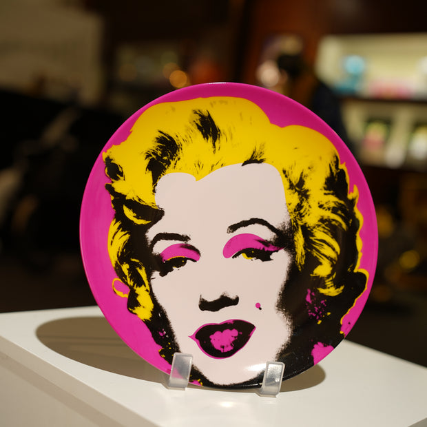 LIGNE BLANCHE - Marilyn Pink Plate by Andy Warhol