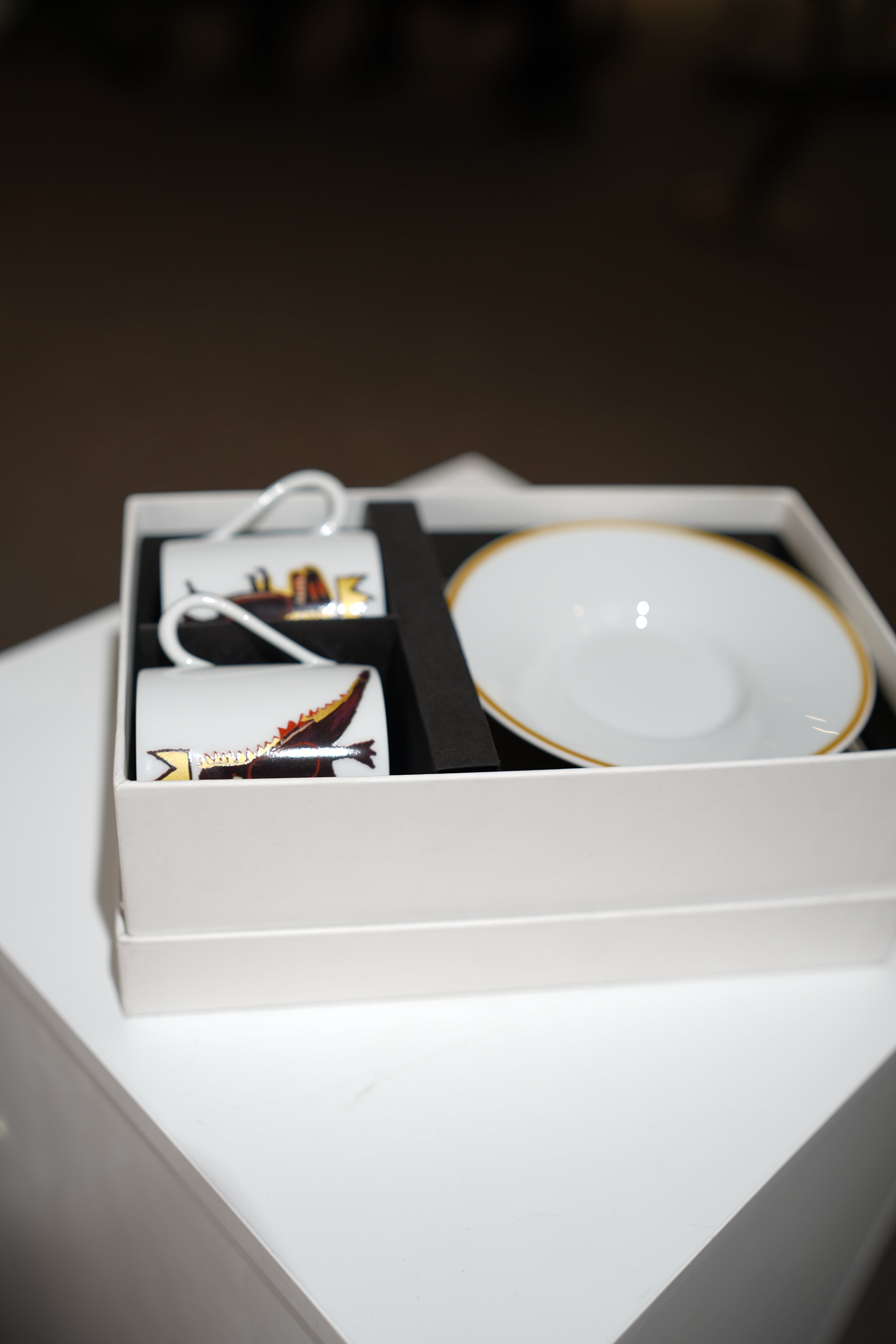 LIGNE BLANCHE - JM Basquiat Dragon Expresso Set