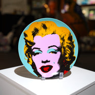 LIGNE BLANCHE - Marilyn Blue Plate by Andy Warhol