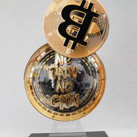FRED MEURICE - B Coin Tribute Sculpture