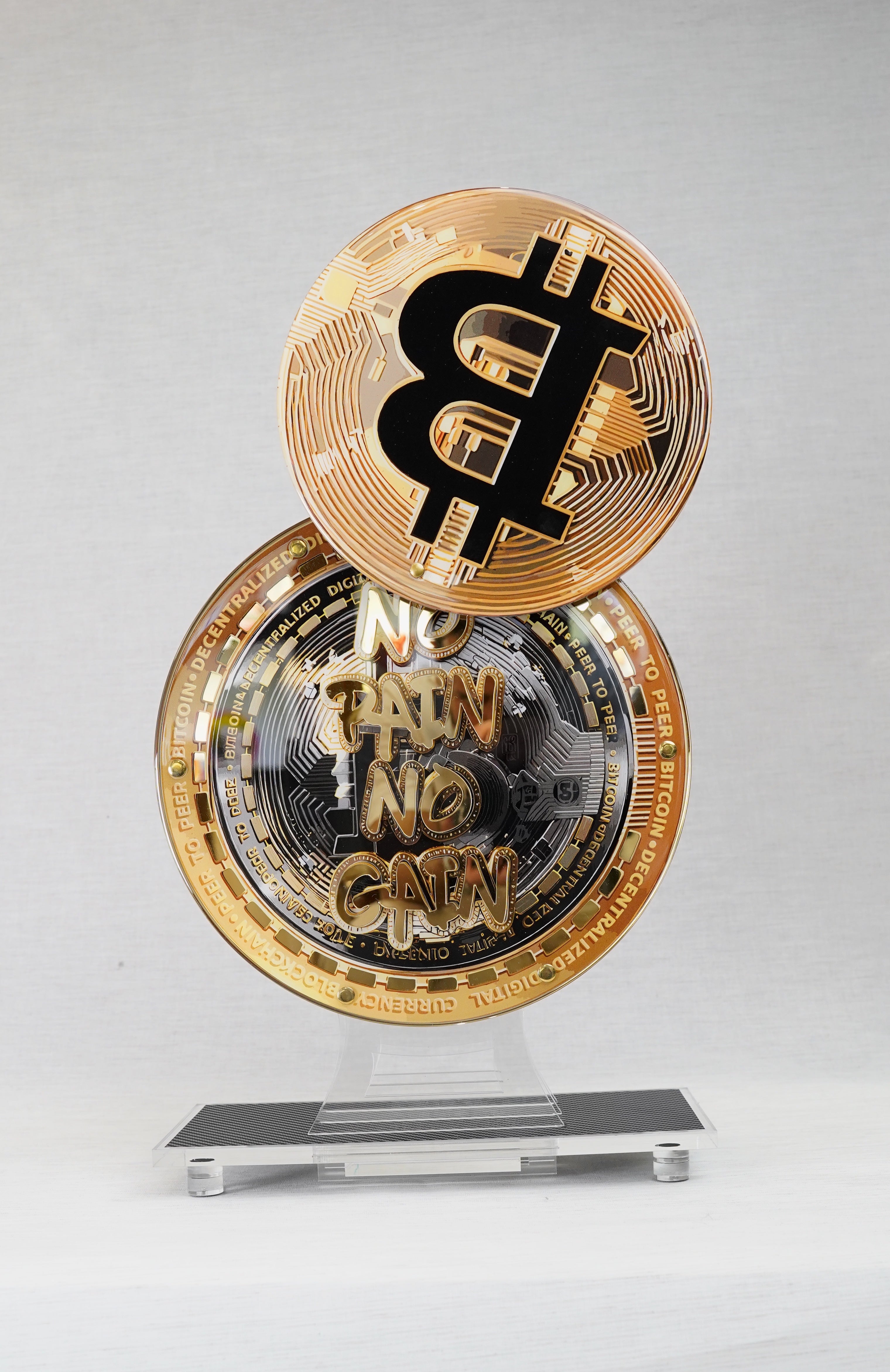 FRED MEURICE - B Coin Tribute Sculpture
