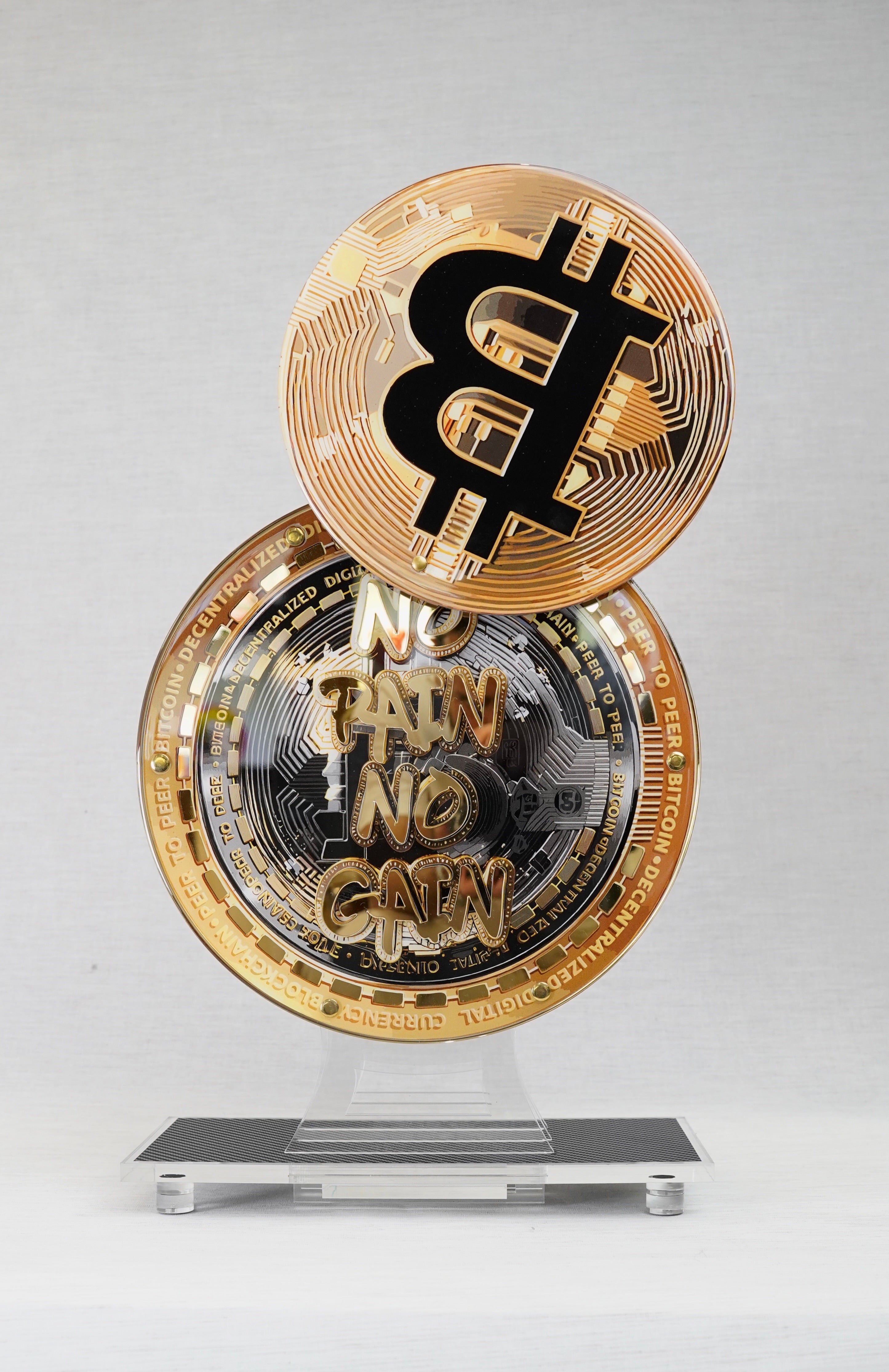 FRED MEURICE - B Coin Tribute Sculpture