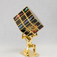 AURELIE ANGER - AArt's Rubik Cube collage, Cars tribute - Black