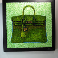 KEVIN CHAMPENY - Birkin Tribute Mosaic, Green