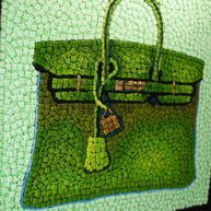 KEVIN CHAMPENY - Birkin Tribute Mosaic, Green