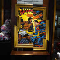 UNICORN INTERNATIONAL -Ali VS. Superman Painting