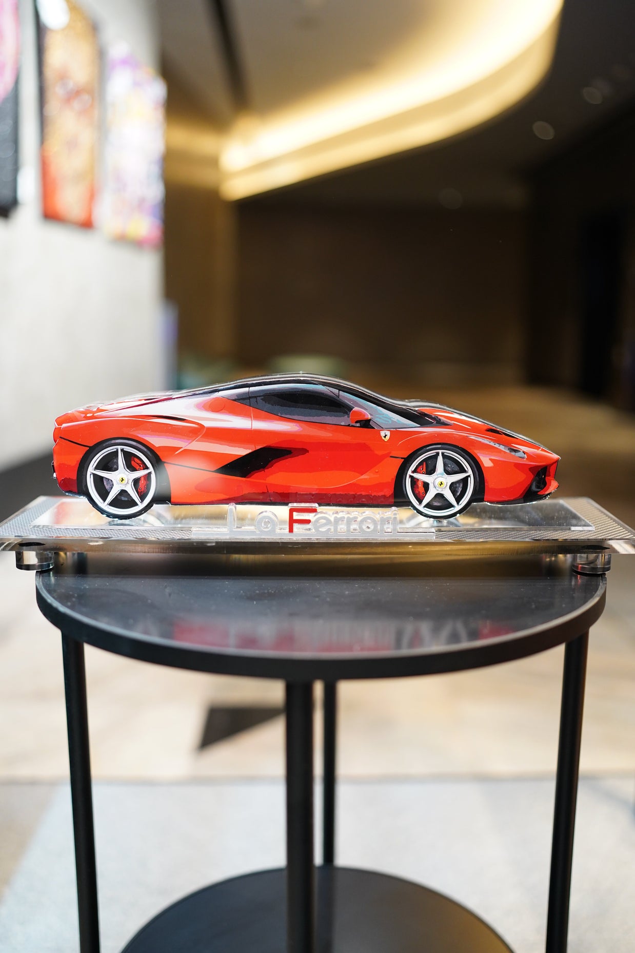 FRED MEURICE- Ferrari 3D sculpture