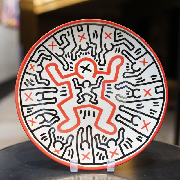 LIGNE BLANCHE - Keith Haring Child Large Plate