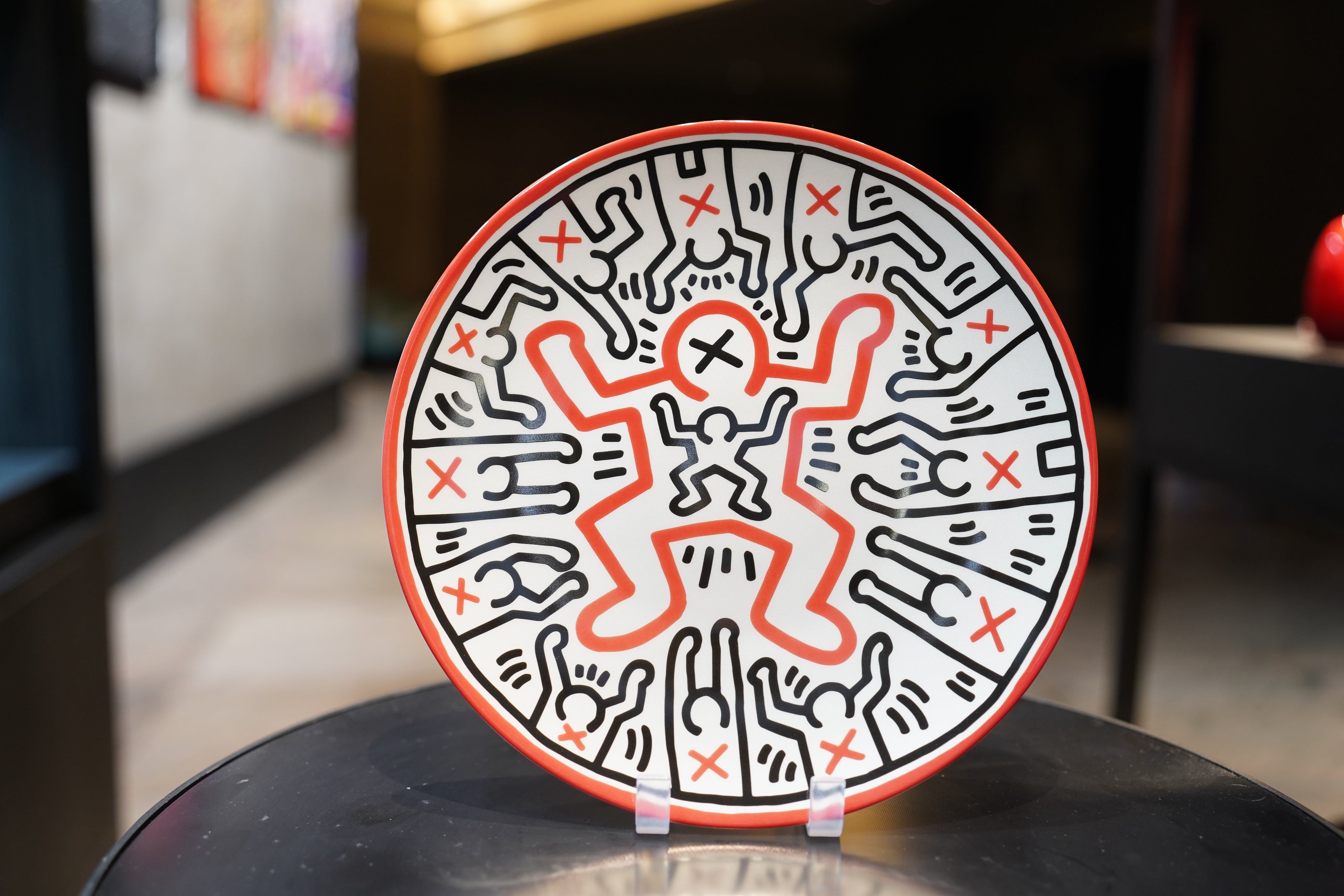 LIGNE BLANCHE - Keith Haring Child Large Plate