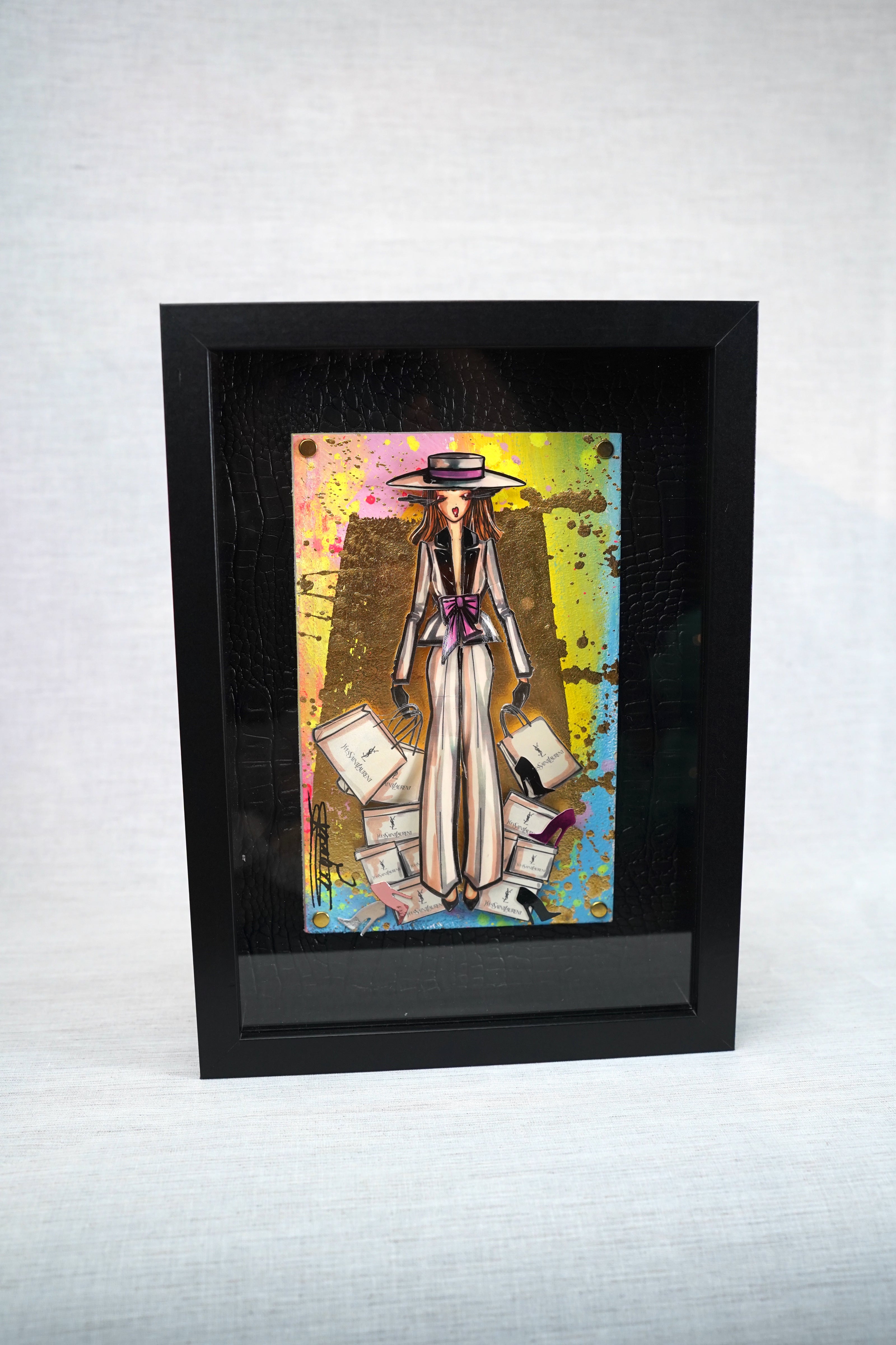 RACHEL BERGERET- XS Paper Doll, YSL Tribute30