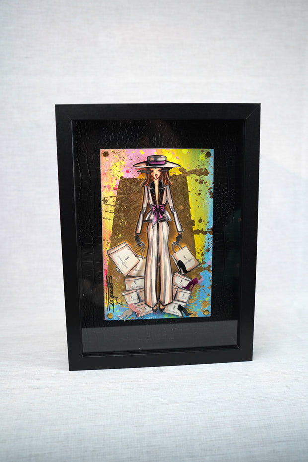 RACHEL BERGERET- XS Paper Doll, YSL Tribute30