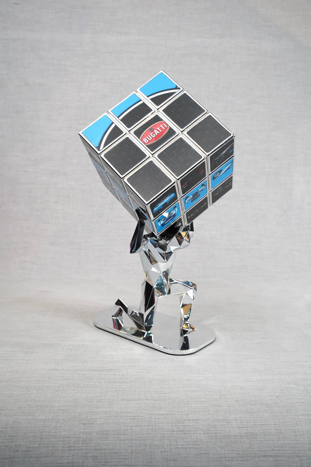 AURELIE ANGER - AArt's Rubik Cube collage, Cars tribute - Blue