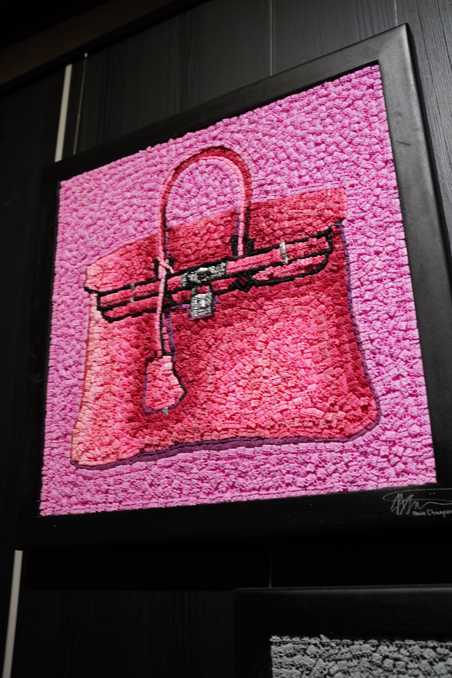 KEVIN CHAMPENY - H Tribute Mosaic, Pink