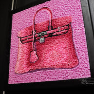 KEVIN CHAMPENY - Birkin Tribute Mosaic, Pink
