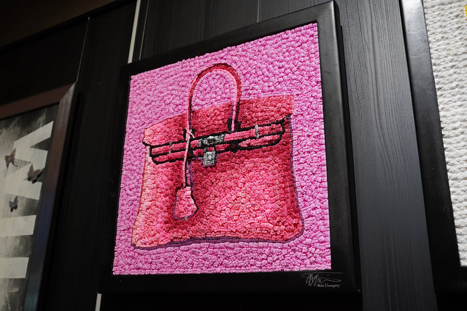 KEVIN CHAMPENY - H Tribute Mosaic, Pink