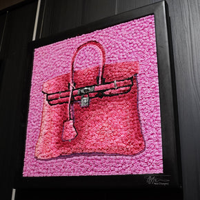 KEVIN CHAMPENY - Birkin Tribute Mosaic, Pink