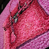 KEVIN CHAMPENY - Birkin Tribute Mosaic, Pink